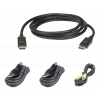 ATEN CABLE KIT DisplayPort 1.2 /USB/SP L:1.8M 2L-7D02UDPX4