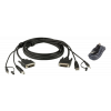 ATEN CABLE KIT DVI-Dd/USB/SP L:1.8M 2L-7D02UDX2