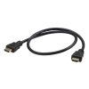 ATEN 0.6M HDMI 2.0 Cable M/M 30AWG Black 2L-7DA6H