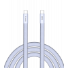 Sync & Charge SoftTouch USB-C to C cable 60W 120 cm - Purple 30275