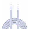 Sync & Charge SoftTouch USB-C to C cable 100W 120cm - Purple 30278