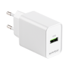 USB wall Charger 18 W Fast charging, 1x USB-A, white 3052349