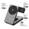 Charge 'n' Go Qi2 Magnetic Wireless Power Bank 10000mAh Grey 32295