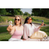 Cool 'n' Go Ice Touch Mini Handheld Fan White/Silver 32346