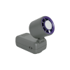 Cool 'n' Go Ice Touch Mini Handheld Fan Purple/Grey 32347