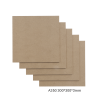 MDF Wood Sheet-A350 / 300x300x3mm / 5-pack 33048
