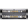Delock 10" Keystone Patch Panel, för 12xKeystone kontaktdon, 1U, svar 43259