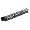 Delock 19″ Coupler Patch Panel 24 Port Cat.6 43295