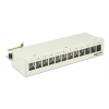 Delock Keystone Desktop Patch Panel 12 Port grey