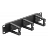 DELOCK 43342 10" Kabelhanteringspanel, svart 43342