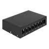 Delock Keystone Patch Panel 8 Port black 43413