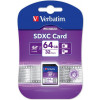 Verbatim flash-minneskort - 64 GB - SDXC - UHS Class 1 44024
