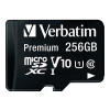 Verbatim Micro SDXC inc Adpt 256GB Premium C10 UHS-1 44087