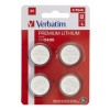 Verbatim LITHIUM BATTERY CR2430 3V 4 PACK 49534