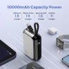 Power bank Pocket 10 000 mAh, integrated USB-C cable, 30W 541085