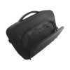The Target Eco Clamshell series uses recycled RPET, which conserves resources while offering high durability. The water-repellent surface protects your laptop and accessories from rain and splashes. Durable metal zippers ensure reliable operation, while t