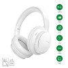 Over-ear Wireless Headphones SkyBuds Wave, white 541774
