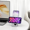 Foldable Smartphone Stand ErgoFold, silver 541811