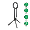 Whether used as a handle for mobile vlogs or as a compact tabletop tripod, the magnetic smartphone holder adapts flexibly to different usage scenarios. Hold it in your hand for spontaneous clips on the go or stand it upright for video calls, live streams 