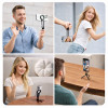 Whether used as a handle for mobile vlogs or as a compact tabletop tripod, the magnetic smartphone holder adapts flexibly to different usage scenarios. Hold it in your hand for spontaneous clips on the go or stand it upright for video calls, live streams 
