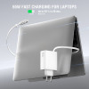 Laptop, smartphone, headphones – all dead at the same time and only one power outlet free? With this multiport USB-C charger, you can charge up to three devices simultaneously. No more switching plugs, no more cable clutter. You save time, reduce complexi