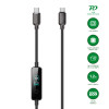 The high-quality nylon sheathing reliably protects the cable from kinks, breaks and wear. Designed for everyday use in the office, home office or on the go – for a consistently stable connection without compromise.At 120 cm, the cable offers the ideal bal