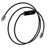 The high-quality nylon sheathing reliably protects the cable from kinks, breaks and wear. Designed for everyday use in the office, home office or on the go – for a consistently stable connection without compromise.At 120 cm, the cable offers the ideal bal