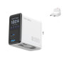 Charger GaN Flex Screen AI 100W 2 USB-C+1 USB-A, white 547100