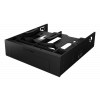 Mounting frame for 2x 2.5" + 1x 3.5" HDD/SSDs in 1x 5.25" bay 60082