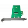 PCI-Card, M.2 PCIe SSD to PCIe 3.0 x4 Host for Main Board, Full Profil 60092