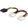 DeLOCK strömkabel för Serial ATA & ATA-133 HDD, 0,1m 60103