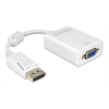 Delock Adapter Displayport 1.2 male > VGA female white 61766