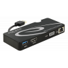 Delock Adapter USB 3.0 > HDMI / VGA + Gigabit LAN + USB 3.0 62461