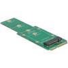 DeLOCK M2.SATA - mSATA adapter, M.2 SATA(NGFF)SSD -mSATA 62592