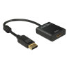 Delock Adapter Displayport 1.2 hane till HDMI hona, 4K, aktiv, svart 62607