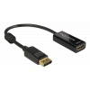 Delock Adapter Displayport 1.2 hane till HDMI hona, 4K, passiv, svart 62609