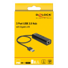 Delock USB 3.0 Hub 3 Port + 1 Port Gigabit LAN 10/100/1000 Mbps 62653