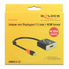 DeLOCK mini DisplayPort till HDMI-adapter, aktiv, 4K i 60Hz, svart 62735