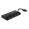 Delock Externer USB 3.1 Gen 1 Hub USB Type-C™ > 4 x USB Typ-A + 1 x US 62793