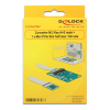 Delock Konverter M.2 Key A+E Stecker > 1 x Mini PCIe Slot half size