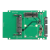 DeLOCK internt kabinett, 1xmSATA, 1xCFast, SATA 6Gb/s, svart 62862