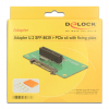 Delock Adapter U.2 SFF-8639 > PCIe x4 with fixing plate 62863