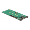 Delock Converter U.2 SFF-8639 NVMe / SATA 22 pin > 1 x M.2 Key M 62864