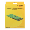 Delock Converter U.2 SFF-8639 NVMe / SATA 22 pin > 1 x M.2 Key M 62864