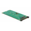 Delock Converter U.2 SFF-8639 NVMe > 1 x M.2 Key M 62865