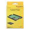 Delock 2.5" Converter SATA 22 pin > 1 x M.2 key B + 1 x mSATA - 9.5 m 62866