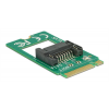 Delock Adapter M.2 Key B male > SATA 7 pin - Form Factor 2242