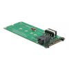 Delock Converter U.2 SFF-8639 / SFF-8643 NVMe > 1 x M.2 Key M