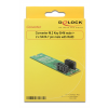 Converter M.2 Key B+M male >2 x SATA 7 pin male with RAID 62961
