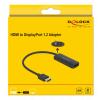Delock Adapter HDMI-A male to DisplayPort female 4K 60 Hz 63206